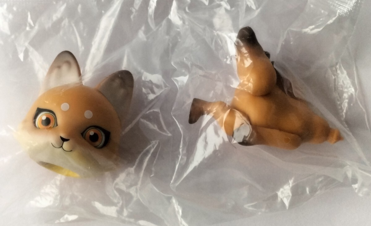 CUPSULE DOLL カプセルドール vol. 2 山吹 キツネ きつね フィギュア カプセルトイ ガチャガチャ_画像1