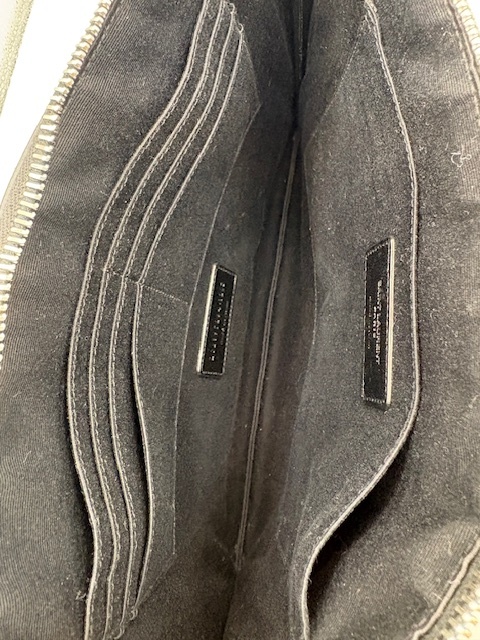 SAINT LAURENT サンローランパリ レザー クラッチバッグ ブラック 397294_画像5