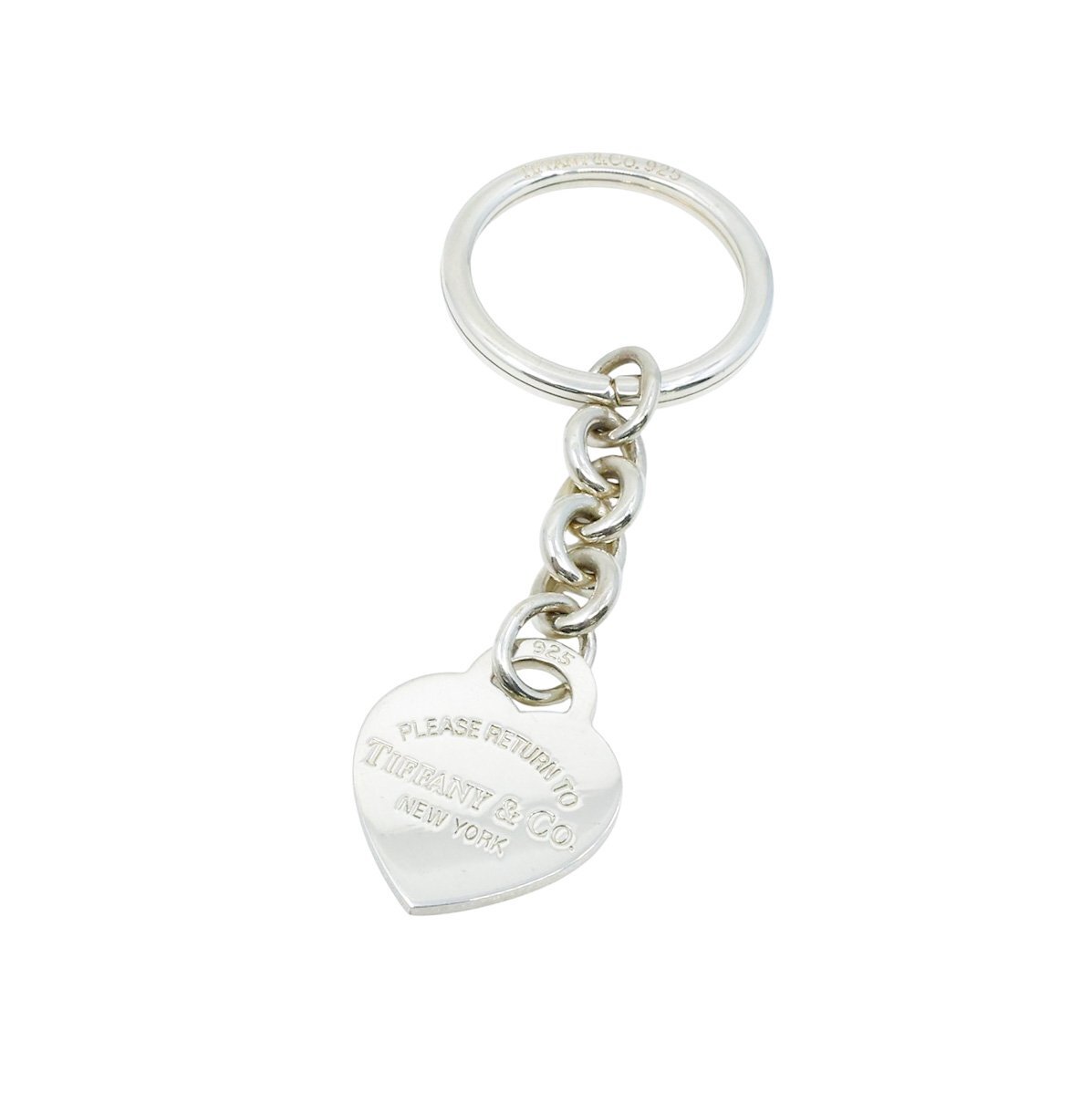 ■ 1円 ～ 中古 希少 ■ ティファニー Tiffany ■ リターン トゥ ティファニー ハートタグ キーリング ■ 銀 シルバー Ag 925 伊藤園 小物