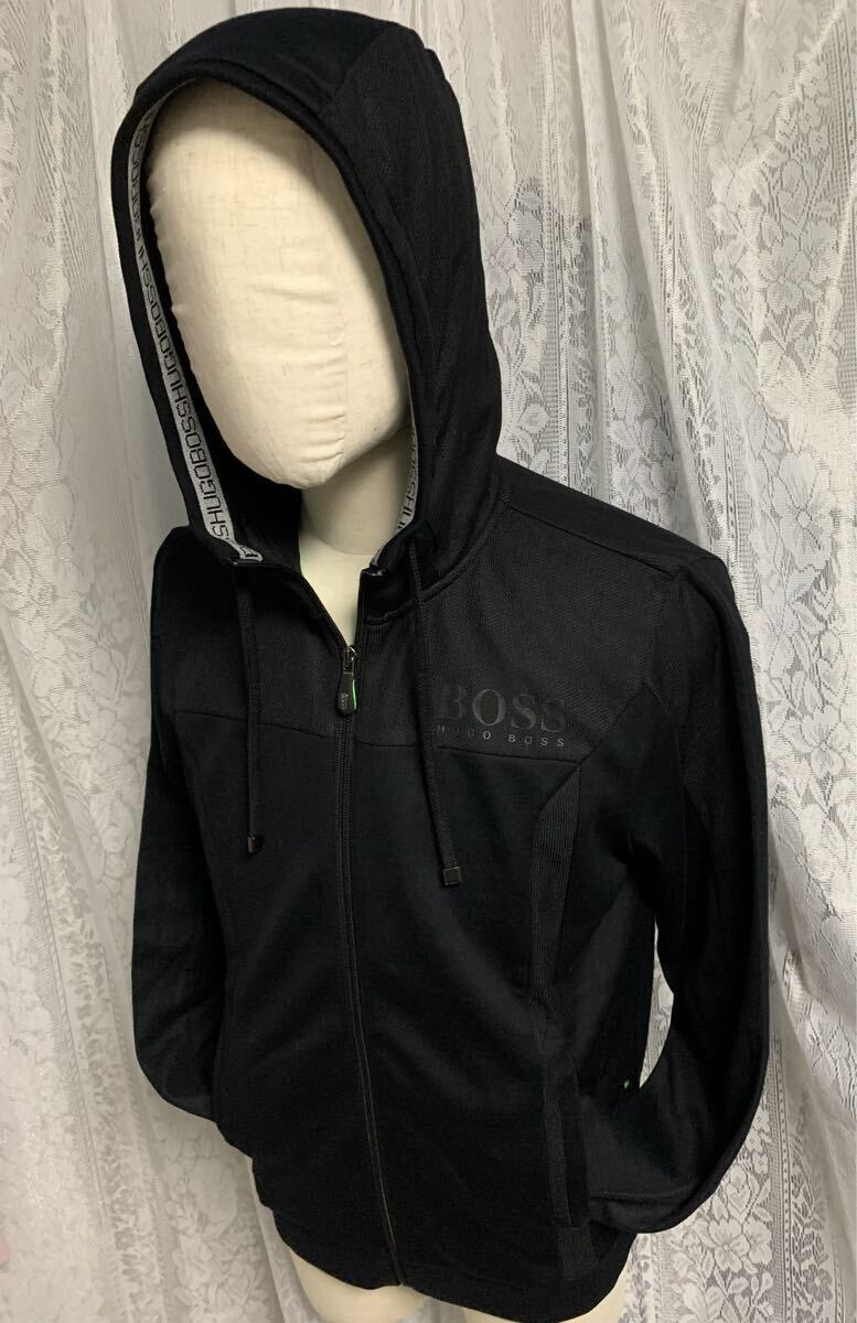 HUGO BOSS ヒューゴボス　ジャージ　パーカー　黒　スポーツ　Mサイズ
