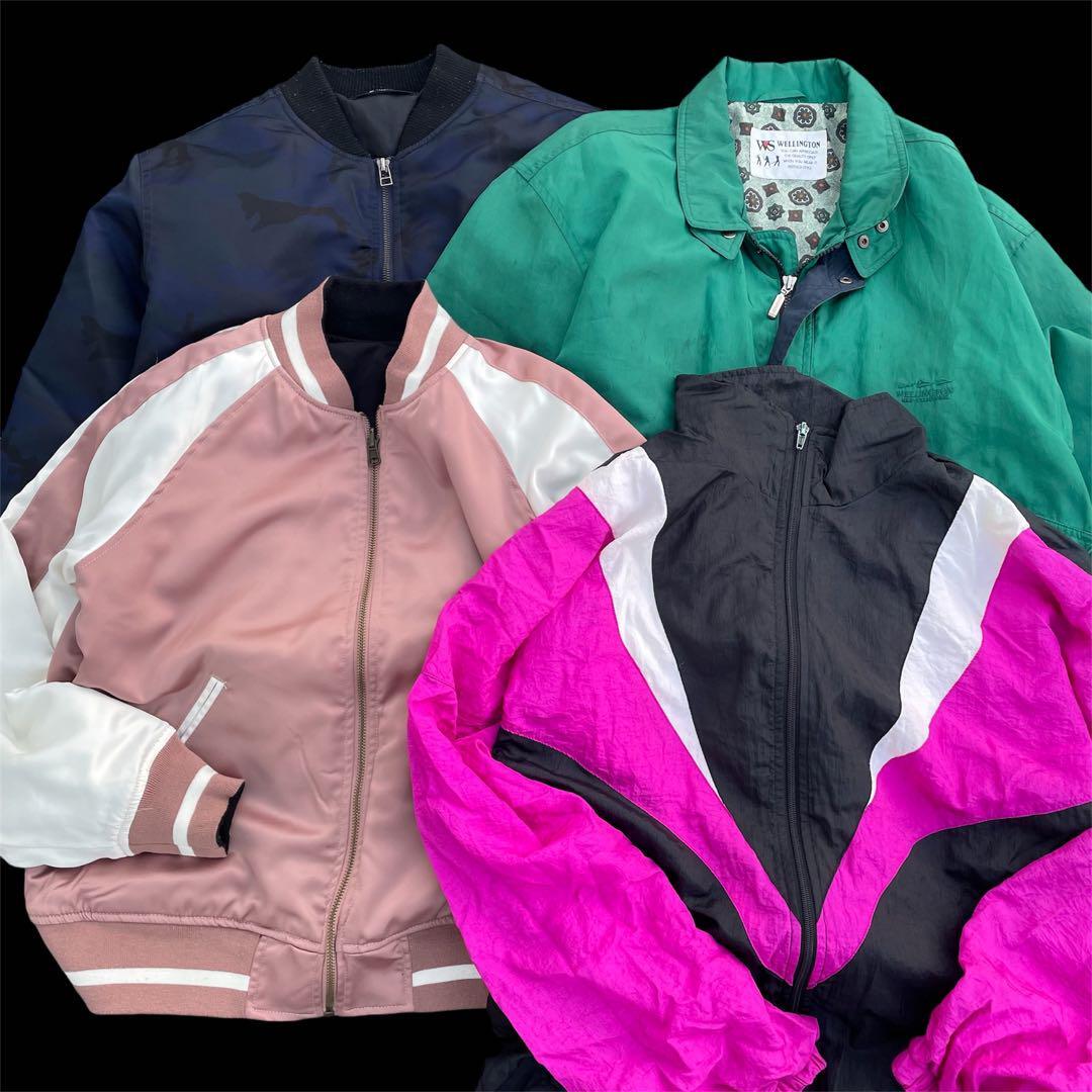 最安値　格安古着　50着まとめ売り　秋冬　長袖　20キロアソート　ハーフベール②