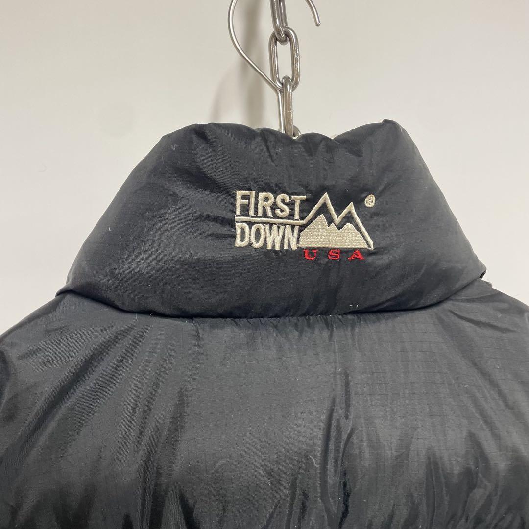 ファーストダウン ダウンジャケット リバーシブル メンズM相当_画像6