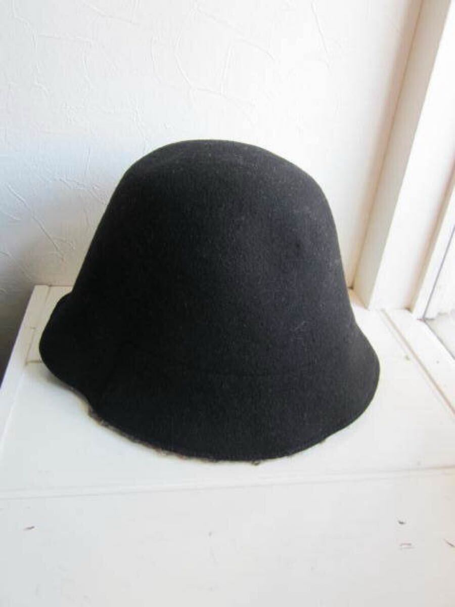 新品未使用*マチュアーハ*mature ha. widen free hat boa ハット帽子 ボア黒_画像3