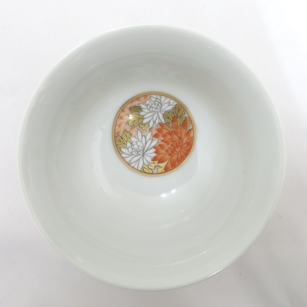 深川製磁 ふかがわせいじ 食器 有田焼 寿赤絵 急須茶器揃 茶器セット 6点セット 湯呑 共箱有_画像8