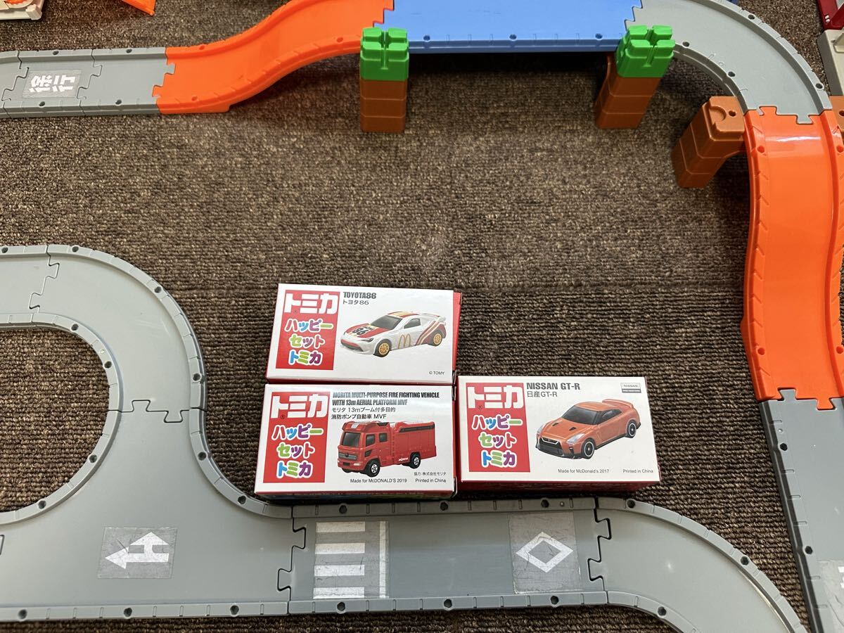 [ б/у товар ] Tomica Town дорога комплект + autobacs *ssi low др. дополнение. комплект 