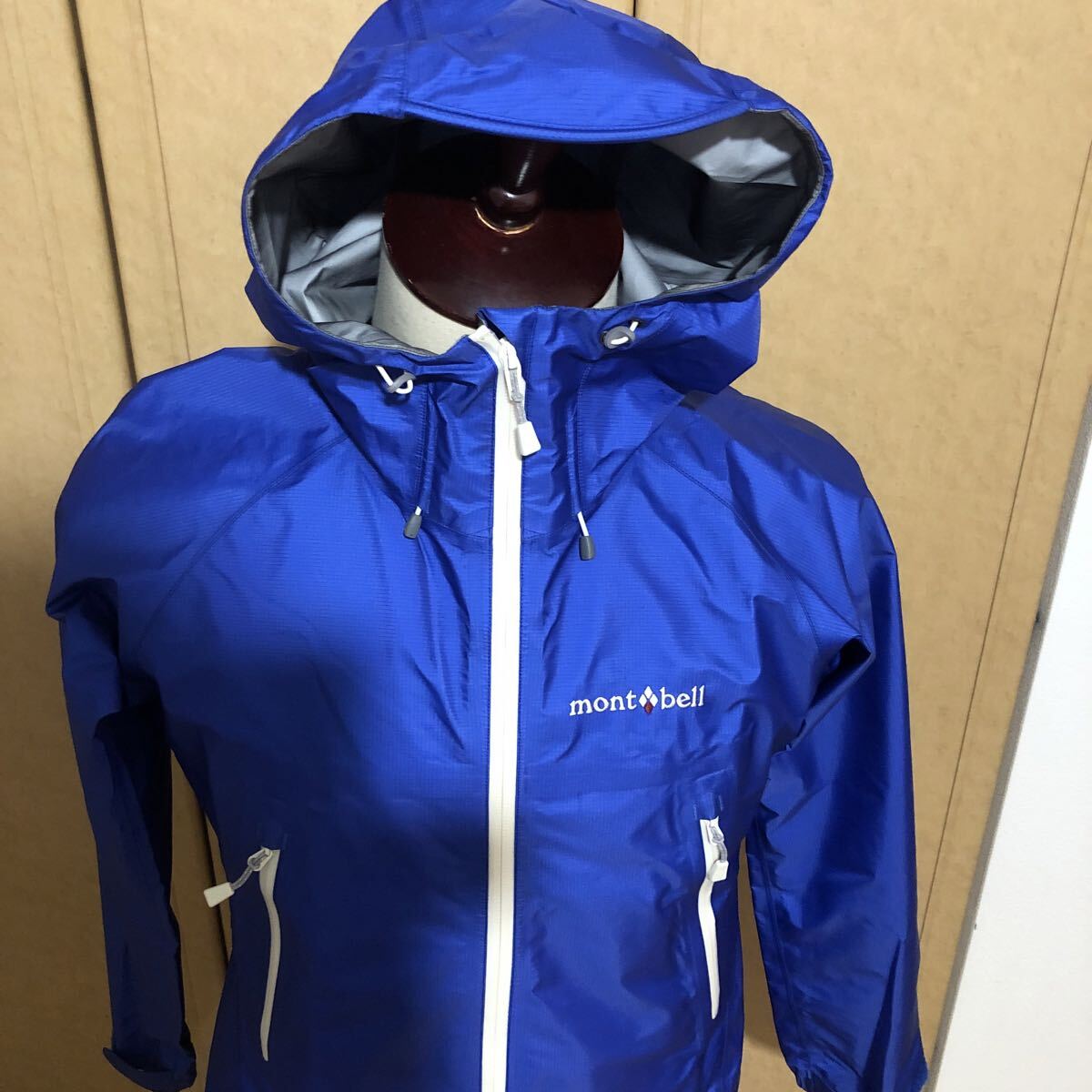 【返品OK★使用少】モンベル×GORETEX レディースS #1128533 ストームクルーザー ジャケット 【mont-bell×ゴアテックス】_画像2