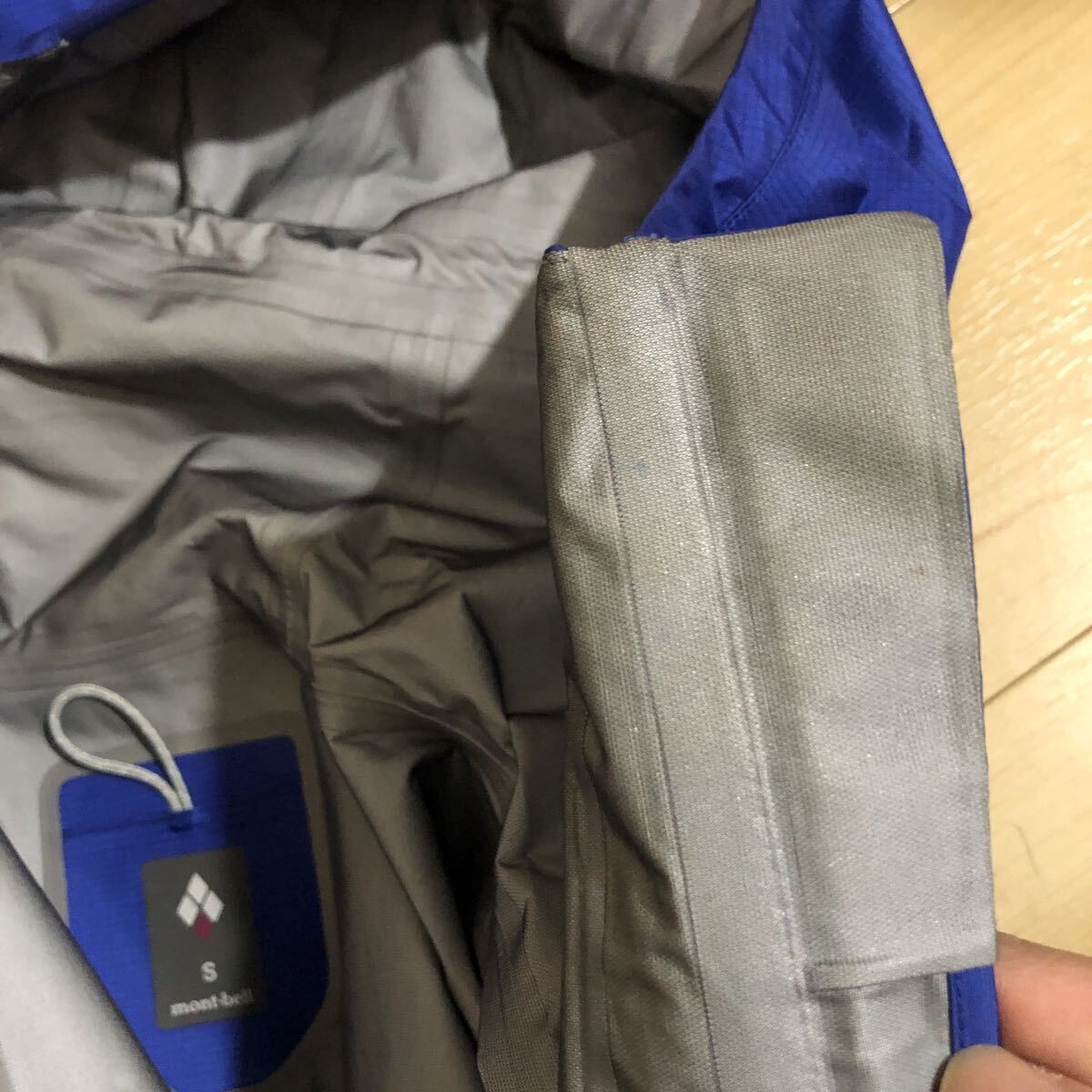 【返品OK★使用少】モンベル×GORETEX レディースS #1128533 ストームクルーザー ジャケット 【mont-bell×ゴアテックス】_画像7