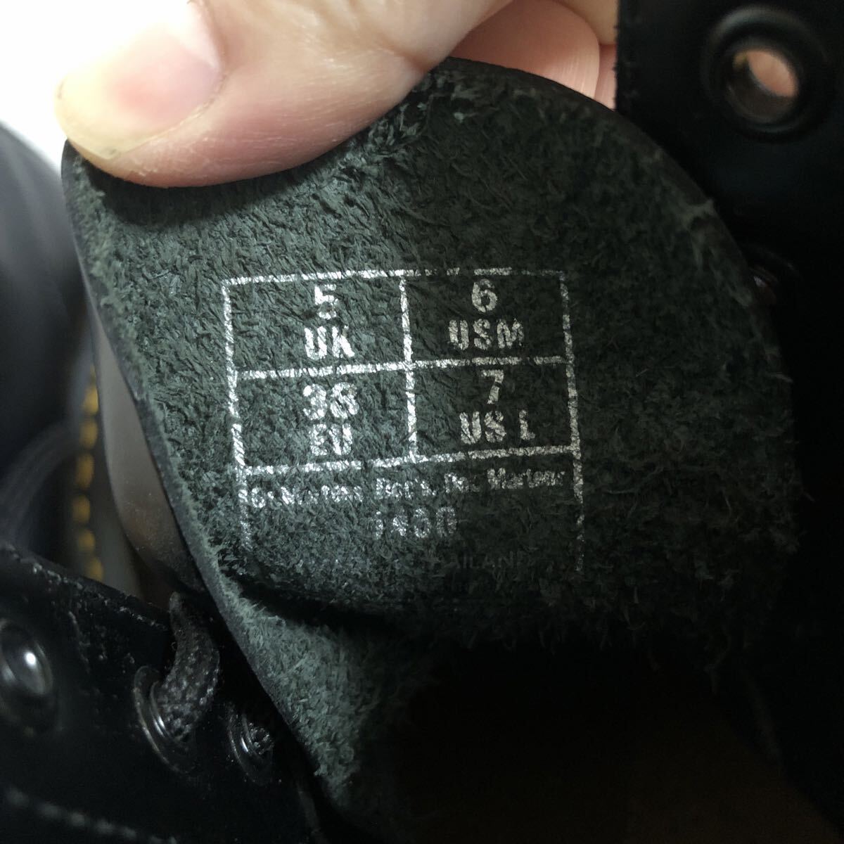【返品OK】ドクターマーチン　UK5　US6　約24.5㎝　 1460　8ホールブーツ　　ブラック　【Dr.Martens】_画像7