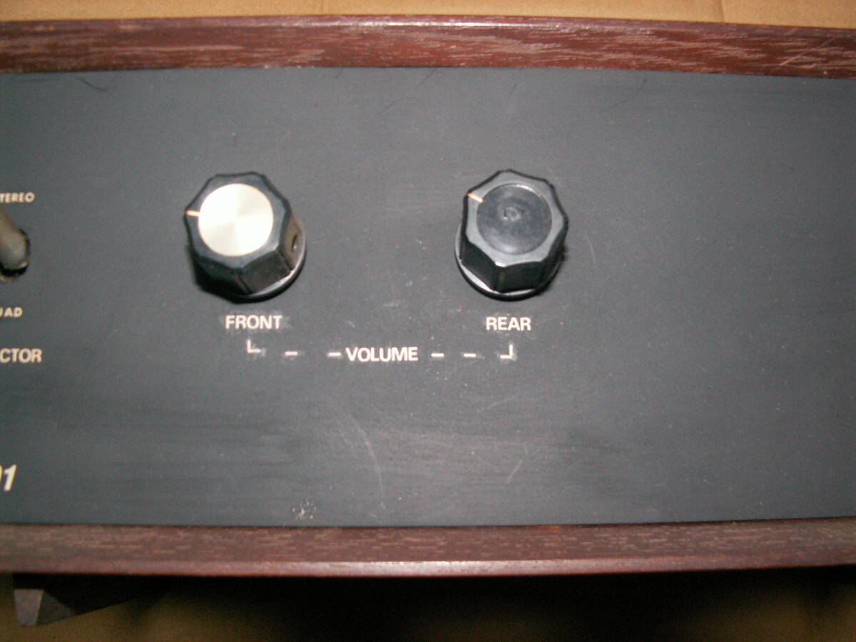 レトロオーディオ機器　QUP-01　動作未確認 貴重品　（アンプ　プリアンプ）　＃Ｃ_画像6