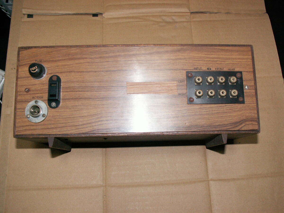 レトロオーディオ機器　QUP-01　動作未確認 貴重品　（アンプ　プリアンプ）　＃Ｃ_画像9