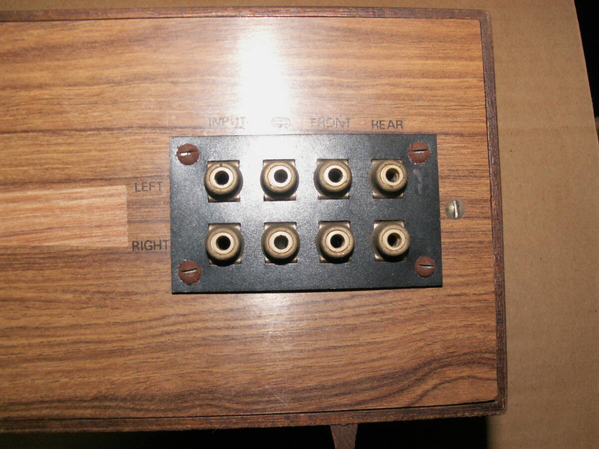 レトロオーディオ機器　QUP-01　動作未確認 貴重品　（アンプ　プリアンプ）　＃Ｃ_画像7