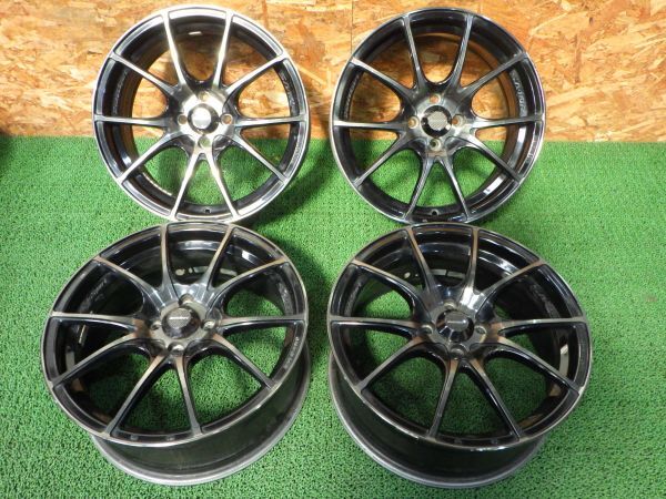 WEDS SPORT SA-10R 社外アルミホイール 17×7 100-4H +43 ハブ径65【4本/17インチ/ウェッズ スポーツ/軽量ホイール】手渡し可_画像1
