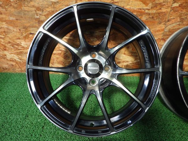 WEDS SPORT SA-10R 社外アルミホイール 17×7 100-4H +43 ハブ径65【4本/17インチ/ウェッズ スポーツ/軽量ホイール】手渡し可_画像2