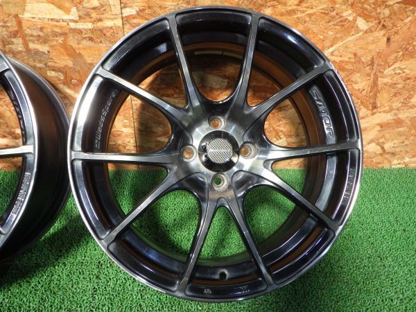 WEDS SPORT SA-10R 社外アルミホイール 17×7 100-4H +43 ハブ径65【4本/17インチ/ウェッズ スポーツ/軽量ホイール】手渡し可_画像3