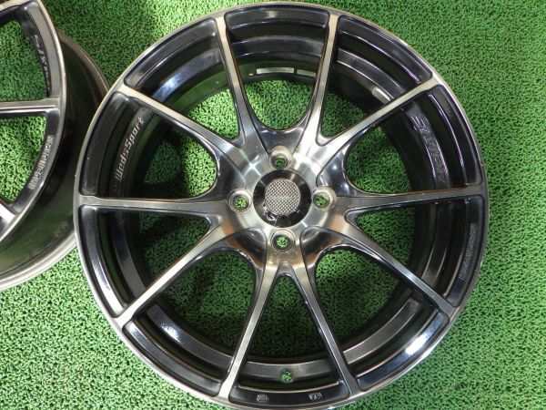 WEDS SPORT SA-10R 社外アルミホイール 17×7 100-4H +43 ハブ径65【4本/17インチ/ウェッズ スポーツ/軽量ホイール】手渡し可_画像5
