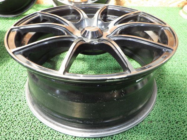 WEDS SPORT SA-10R 社外アルミホイール 17×7 100-4H +43 ハブ径65【4本/17インチ/ウェッズ スポーツ/軽量ホイール】手渡し可_画像6
