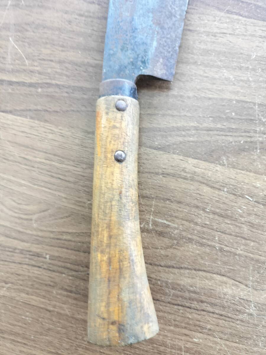 鉈 刃物 銘有　現状品_画像6