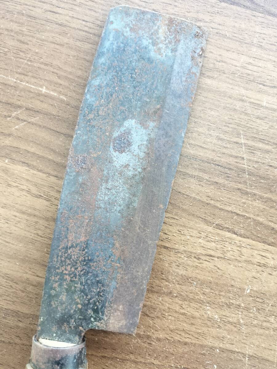 鉈 刃物 銘有　現状品_画像5