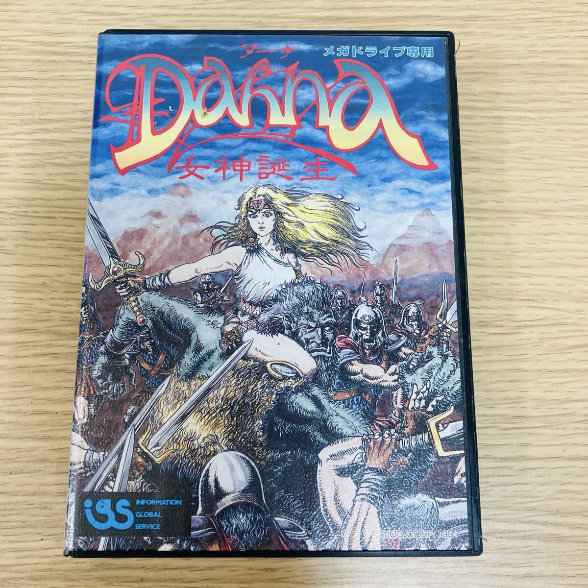 O25187 ゲームソフト メガドライブ MEGA DRIVE DAHNA ダーナ 女神誕生 SEGA セガ