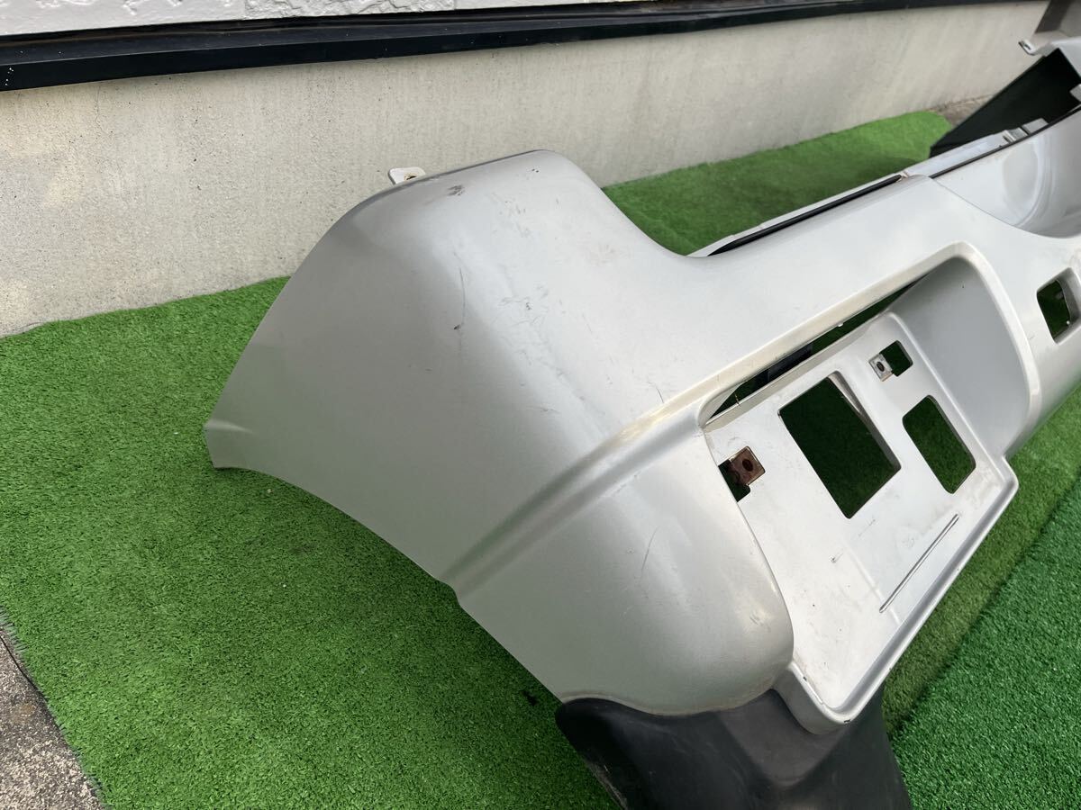 スズキ ジムニー JB23W 前期 1型 2型 Jimny 4WD 5F MT K6A 純正 リアバンパー Z2S シルバー マッドガード付き SUZUKI_画像6