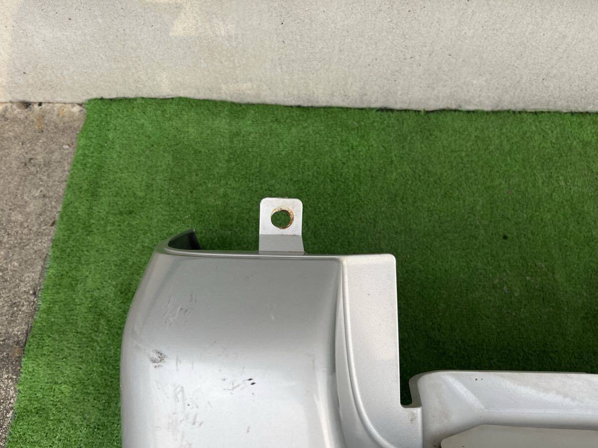 スズキ ジムニー JB23W 前期 1型 2型 Jimny 4WD 5F MT K6A 純正 リアバンパー Z2S シルバー マッドガード付き SUZUKI_画像7