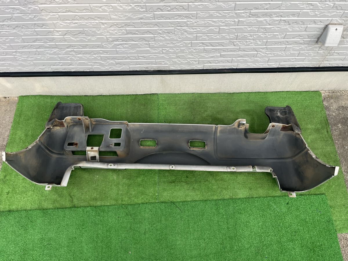 スズキ ジムニー JB23W 前期 1型 2型 Jimny 4WD 5F MT K6A 純正 リアバンパー Z2S シルバー マッドガード付き SUZUKI_画像10