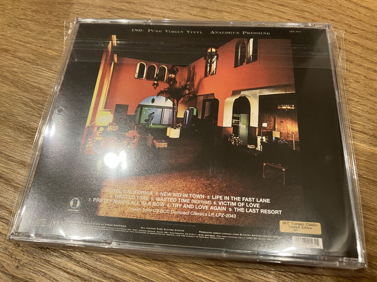 【新品未使用 限定ナンバリング】HOTEL CALIFORNIA: DCC COMPACT CLASSICS LP - AUDIOPHILE EDITION イーグルス ホテル?カリフォルニア
