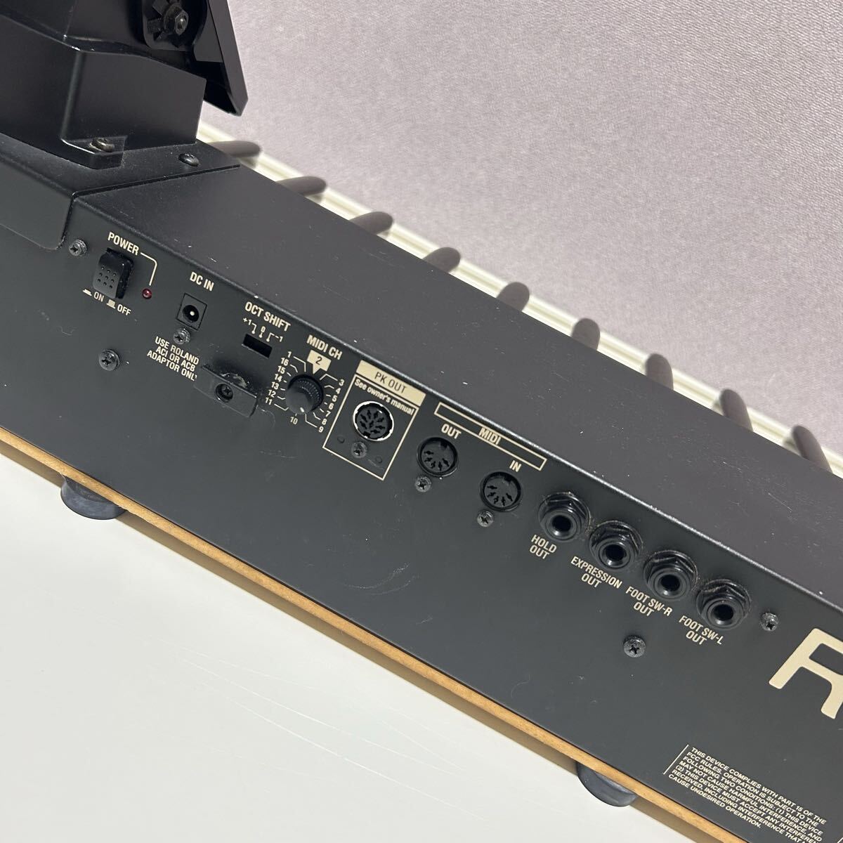 即決価格】 Roland MIDIペダルボード PK-7A 20鍵 音出しOK 現状