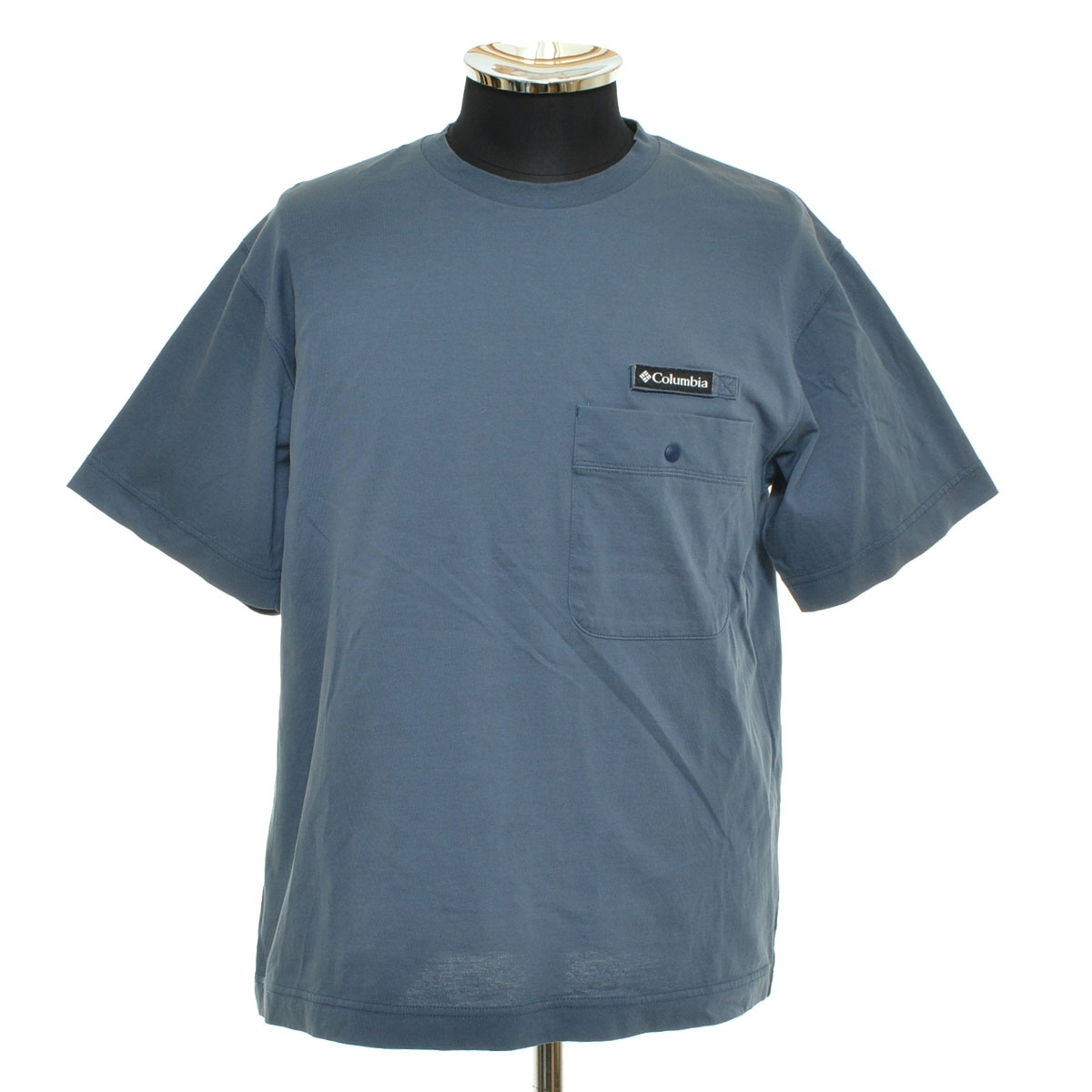 ●561106 Columbia BLACK LABEL コロンビア ブラックレーベル ●Tシャツ 半袖 ラマースローブ ショートスリーブ PM0247 S メンズ ブルー_画像1