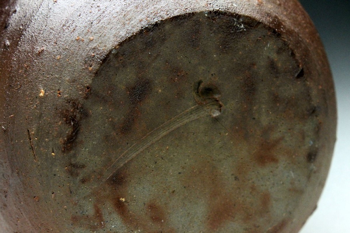 [ более .] Bizen . ваза высота .. структура бутылочка для сакэ * вместе без коробки царапина прекрасный товар < включение в покупку возможно >