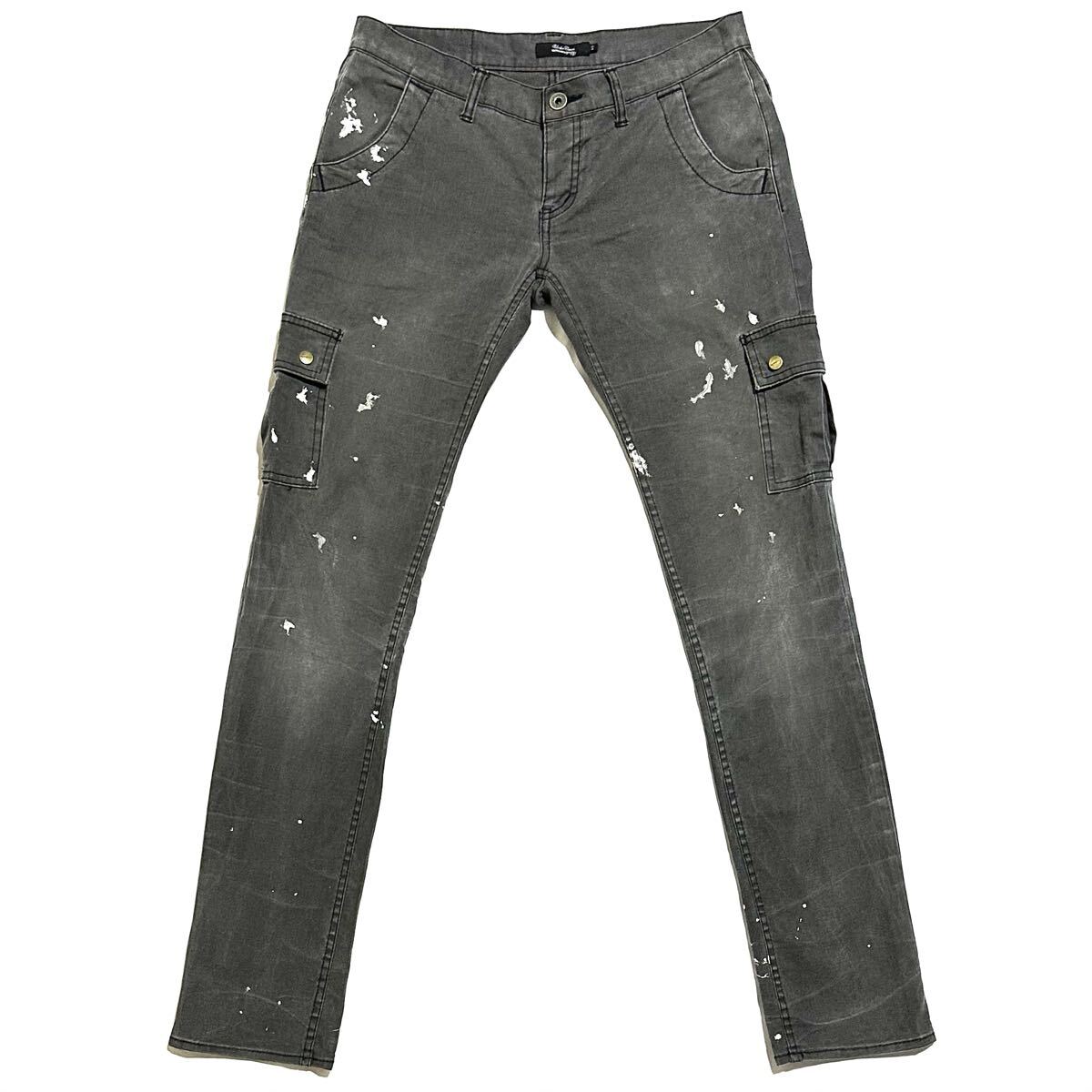 UNDERCOVER HYSTERIC GLAMOUR ペンキ ミリタリー カーゴパンツ デニム アンダーカバー ヒステリックグラマー archive scab but beautiful_画像1