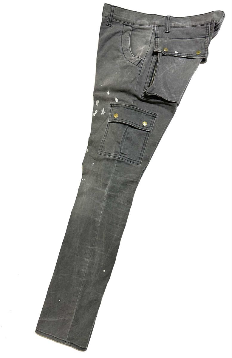 UNDERCOVER HYSTERIC GLAMOUR ペンキ ミリタリー カーゴパンツ デニム アンダーカバー ヒステリックグラマー archive scab but beautiful_画像3