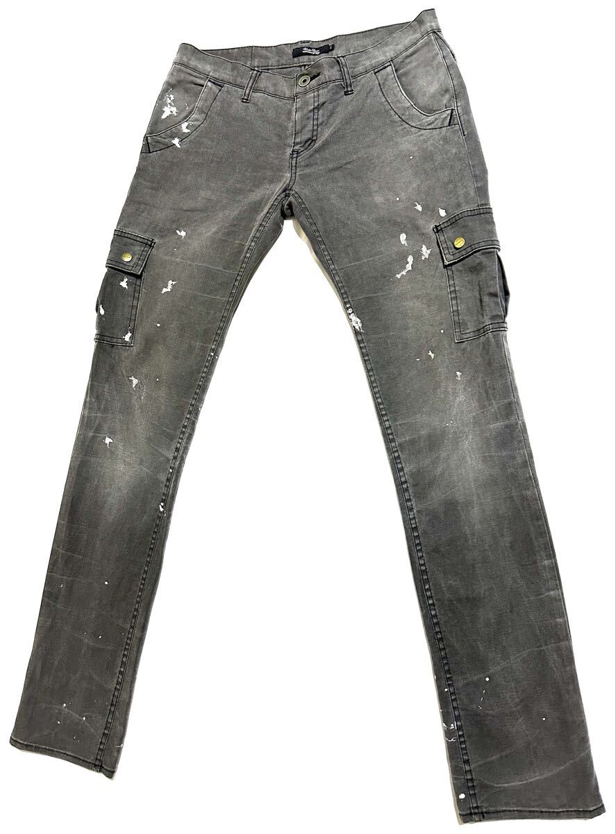 UNDERCOVER HYSTERIC GLAMOUR ペンキ ミリタリー カーゴパンツ デニム アンダーカバー ヒステリックグラマー archive scab but beautiful_画像4