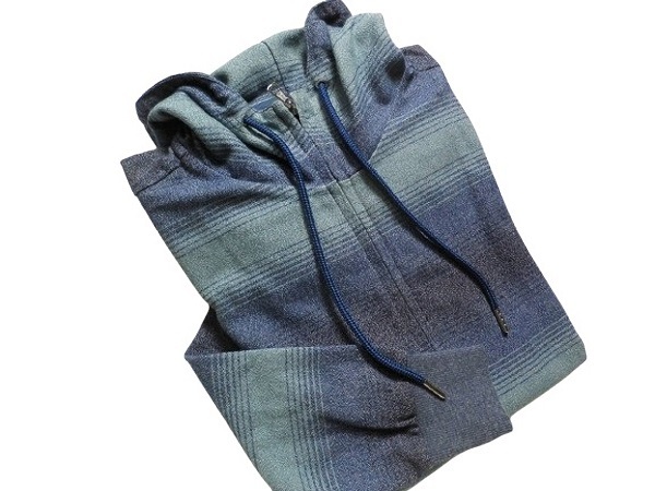 ◆AKM ランダムボーダー パーカー & ハーフパンツ セットアップ エイケイエム スウェット パーカー ショートパンツ ゴルフ パンツ◆_画像2