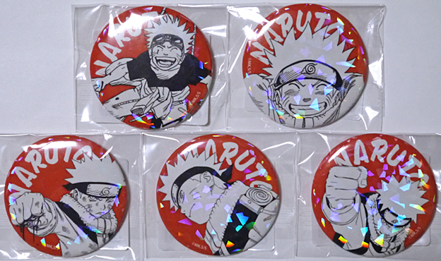 NARUTO- Naruto (Наруто) - все Star жестяная банка значок .... Naruto (Наруто) 5 вида комплект совершенно производство на заказ еженедельный Shonen Jump .книга@. история 