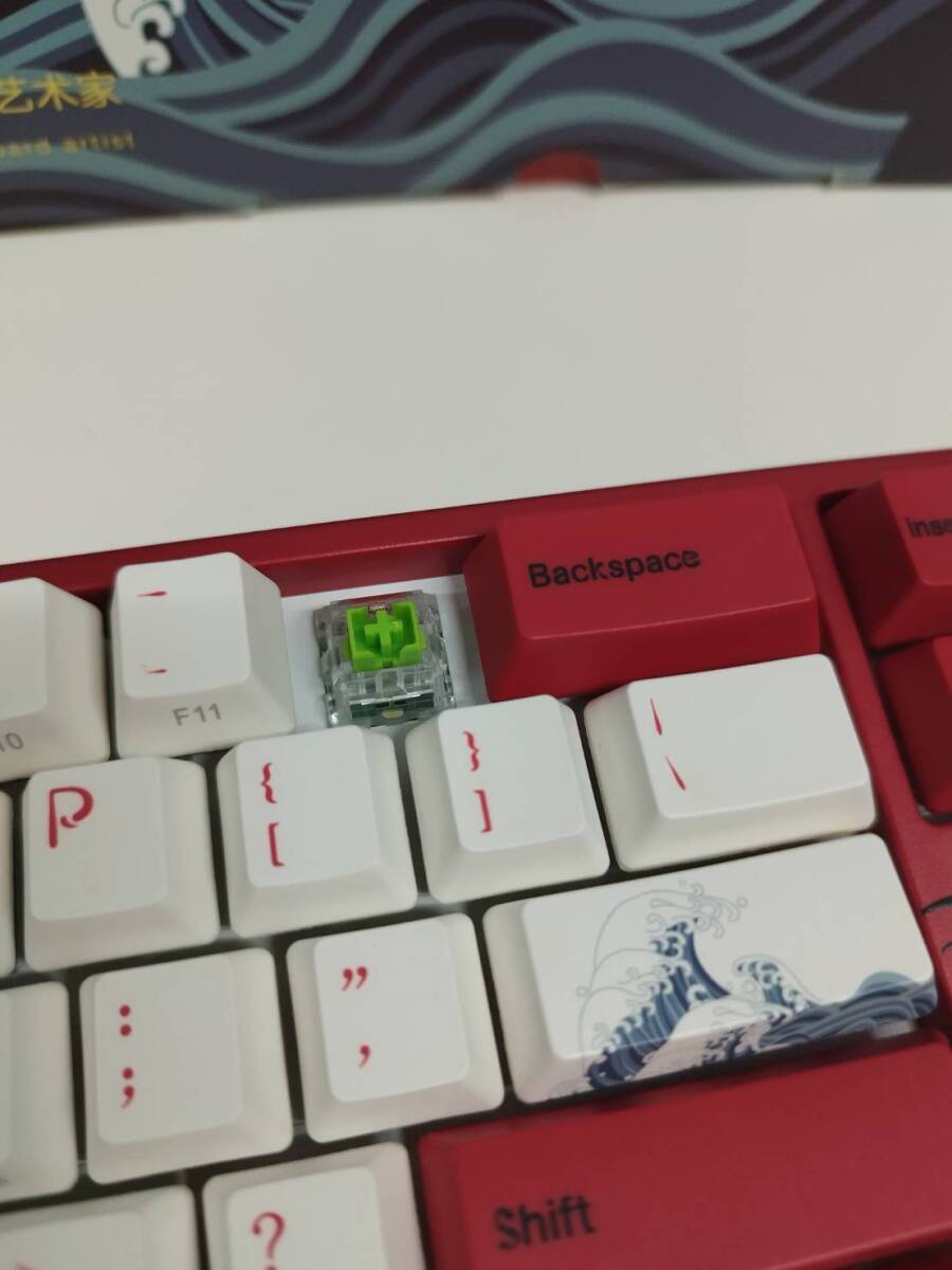 【良品】VARMILO Ducky X MIYA/Miya68-C/キーボード/有線/緑軸_画像7