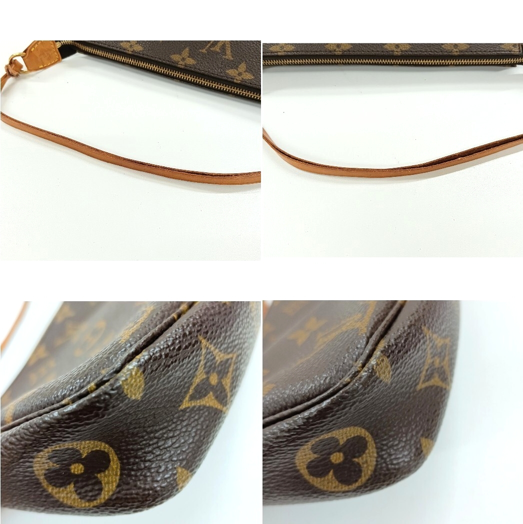 1円スタート LOUIS VUITTON ルイヴィトン モノグラム ポシェットアクセソワール ポーチ ハンドバッグ AR1918 付屬品なし 現(xiàn)狀品【K000964】