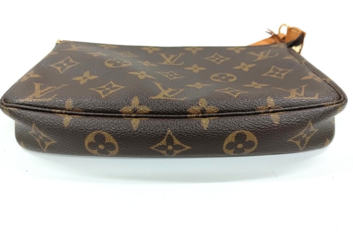 1円スタート LOUIS VUITTON ルイヴィトン モノグラム ポシェットアクセソワール ポーチ ハンドバッグ AR1918 付屬品なし 現(xiàn)狀品【K000964】