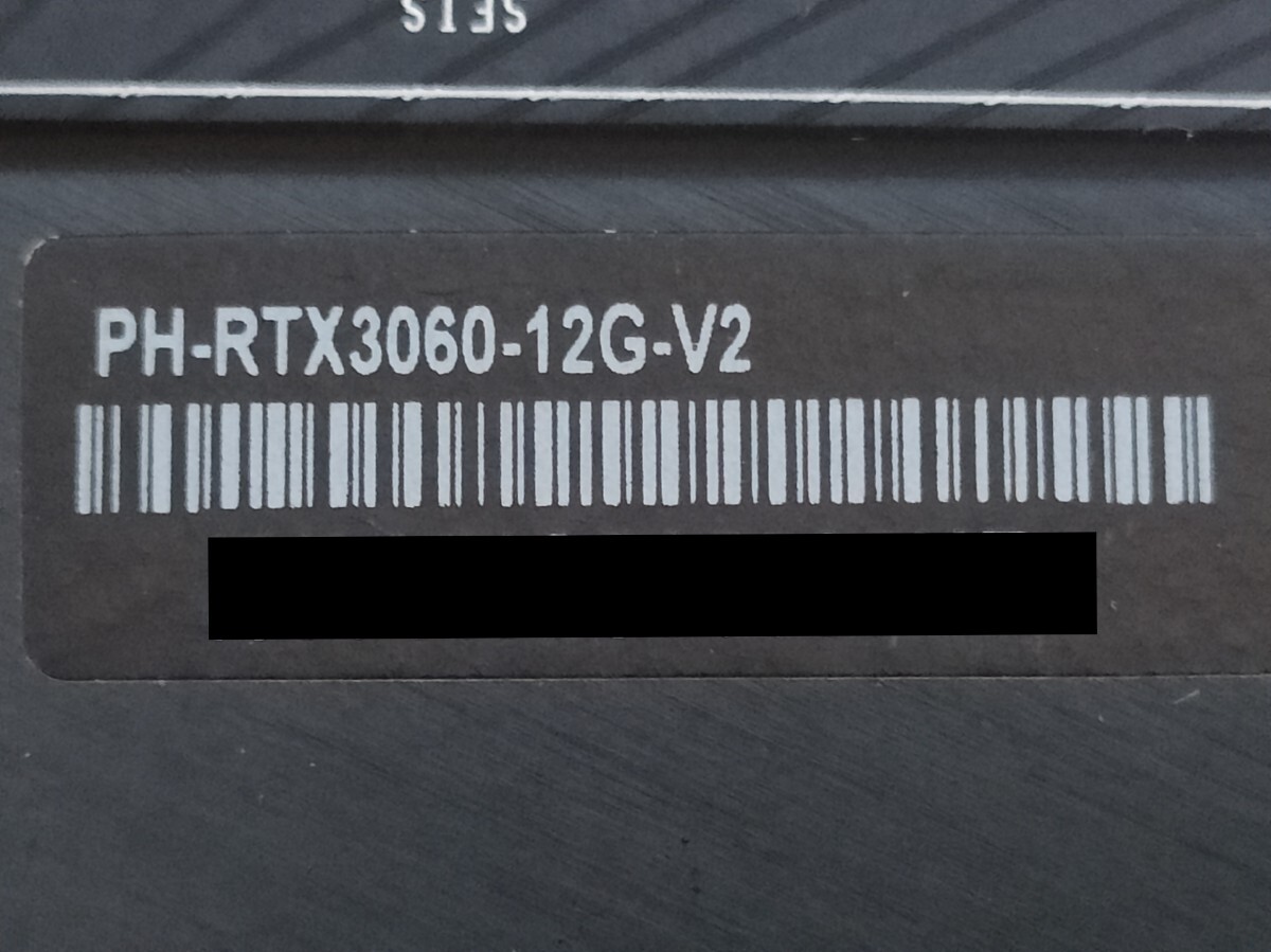 NVIDIA ASUS GeForce RTX3060 12GB PH V2 【グラフィックボード】