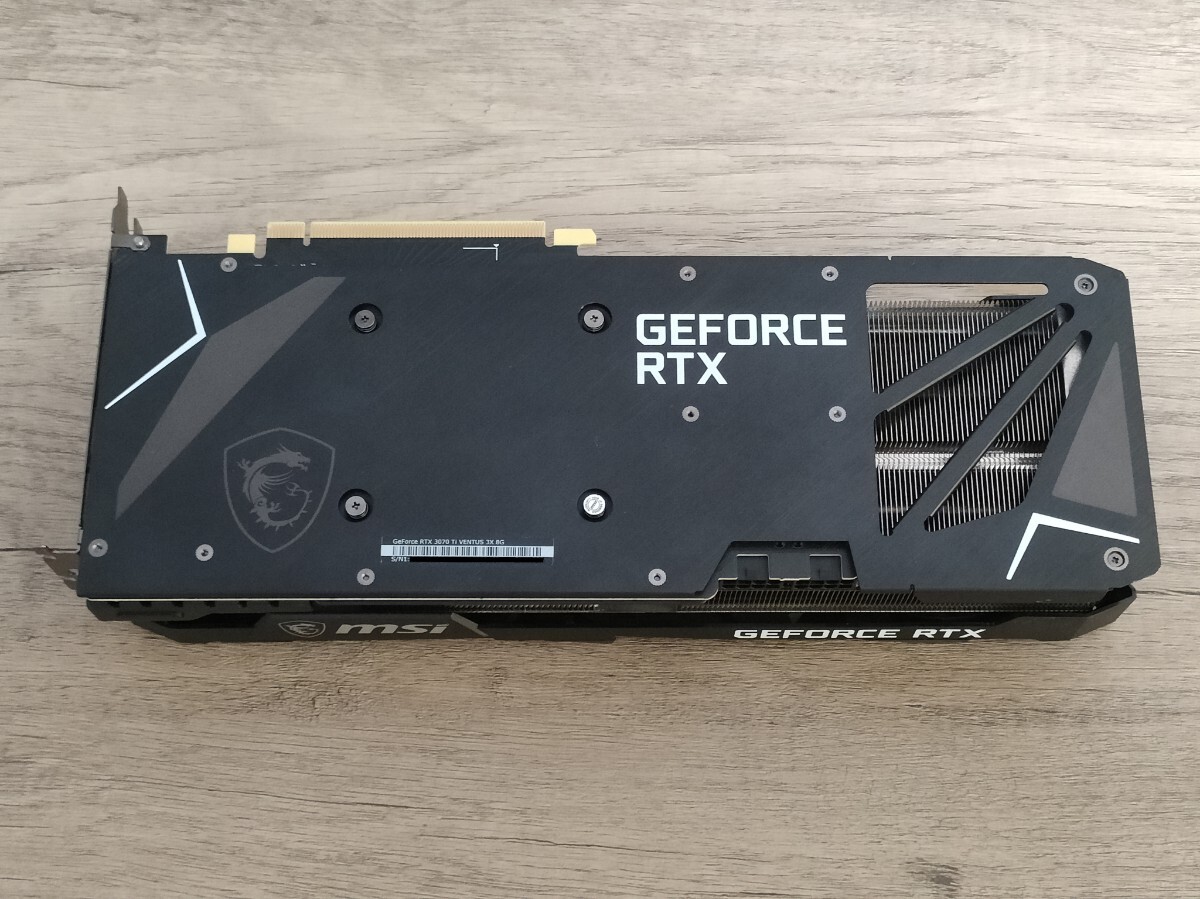 NVIDIA MSI GeForce RTX3070Ti 8GB VENTUS 3X 【グラフィックボード】