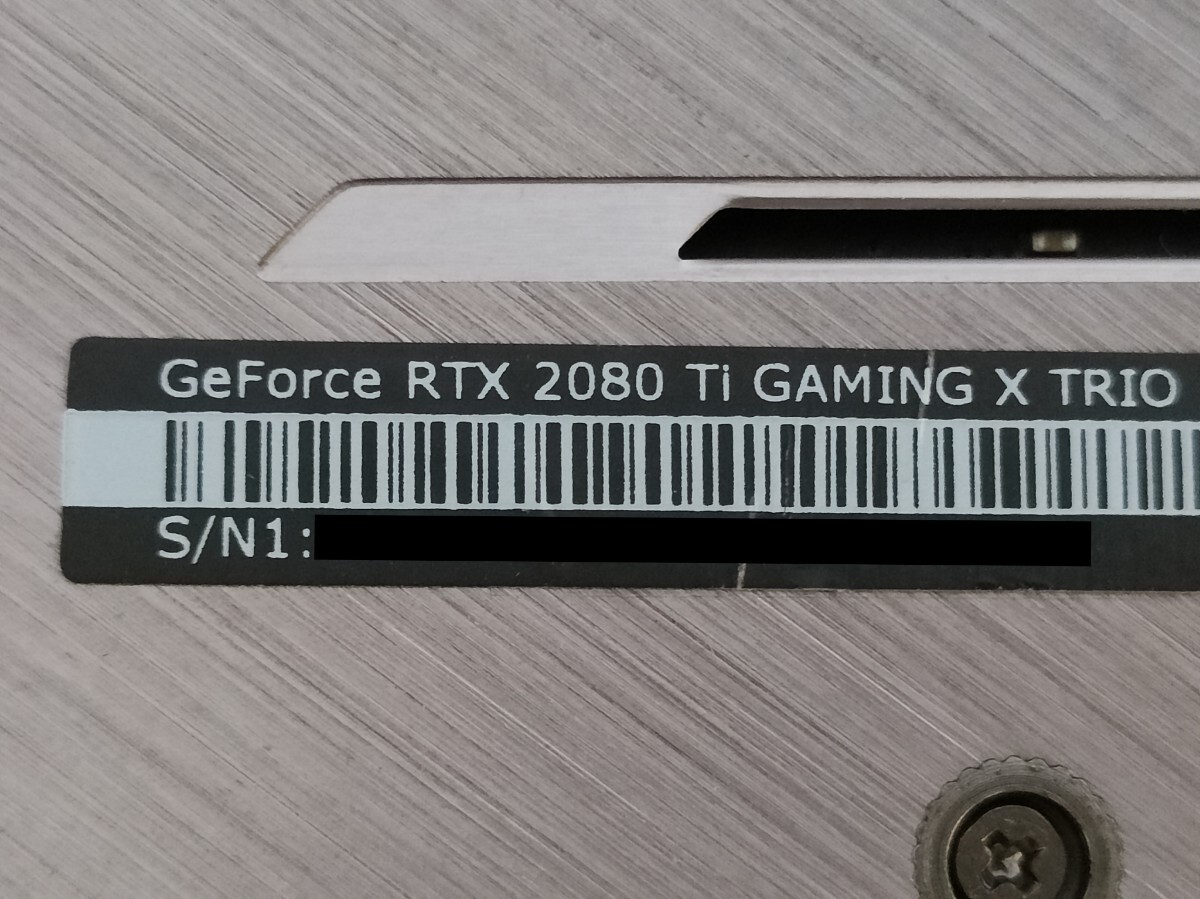 NVIDIA MSI GeForce RTX2080Ti 11GB GAMING X TRIO 【グラフィックボード】