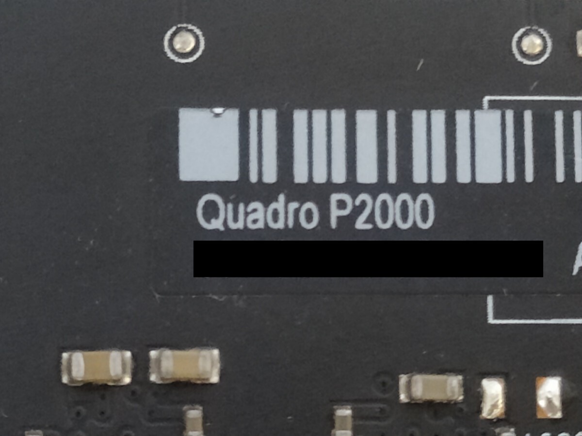 NVIDIA Quadro P2000 5GB 【グラフィックボード】