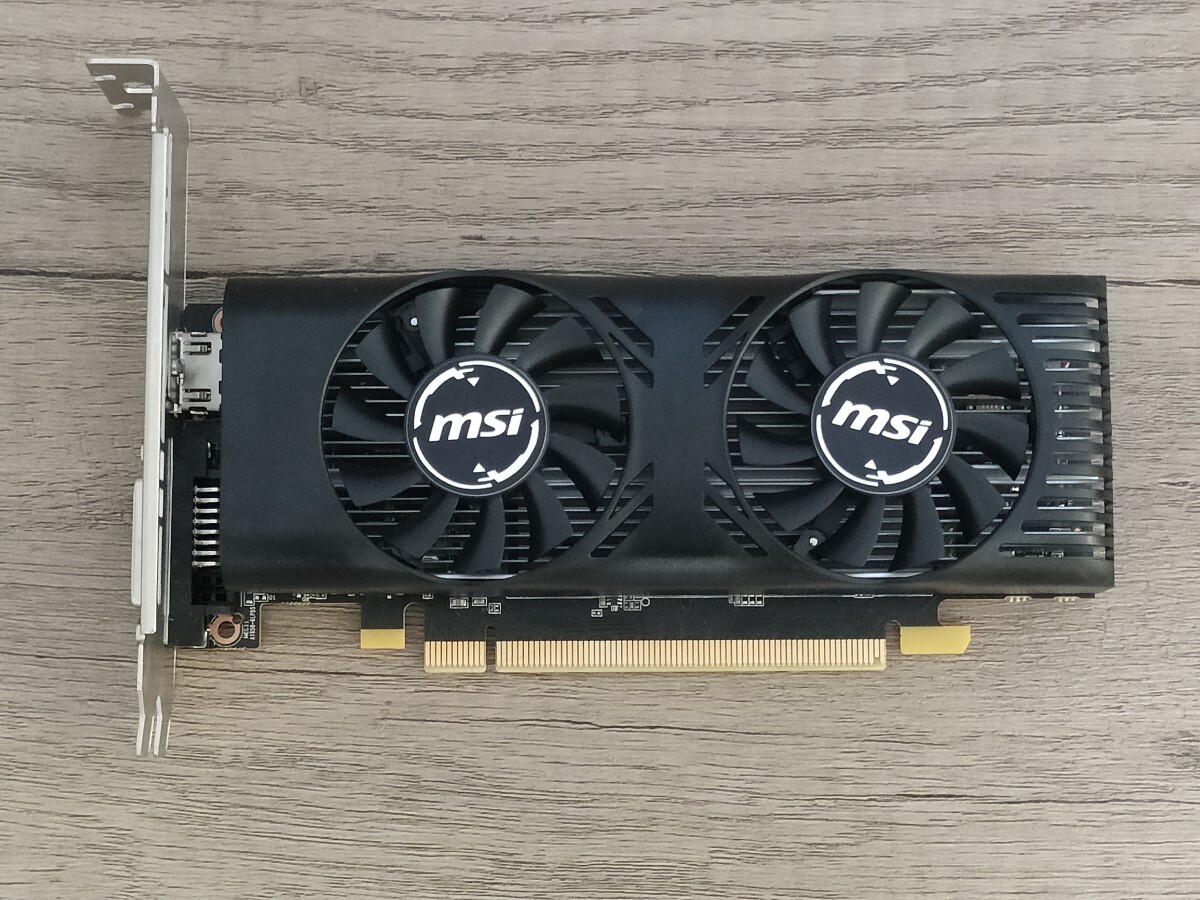 NVIDIA MSI GeForce GTX1650 4GB LP 【グラフィックボード】