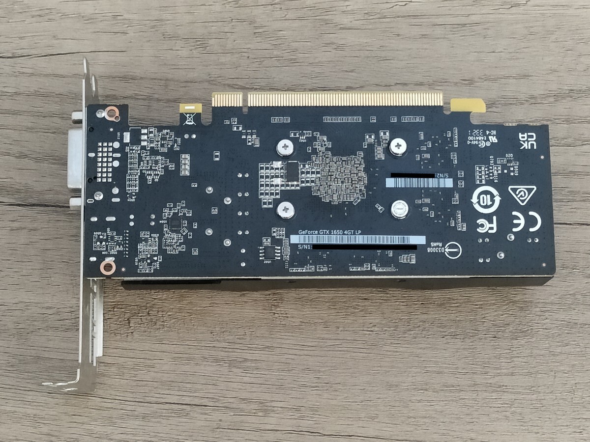 NVIDIA MSI GeForce GTX1650 4GB LP 【グラフィックボード】