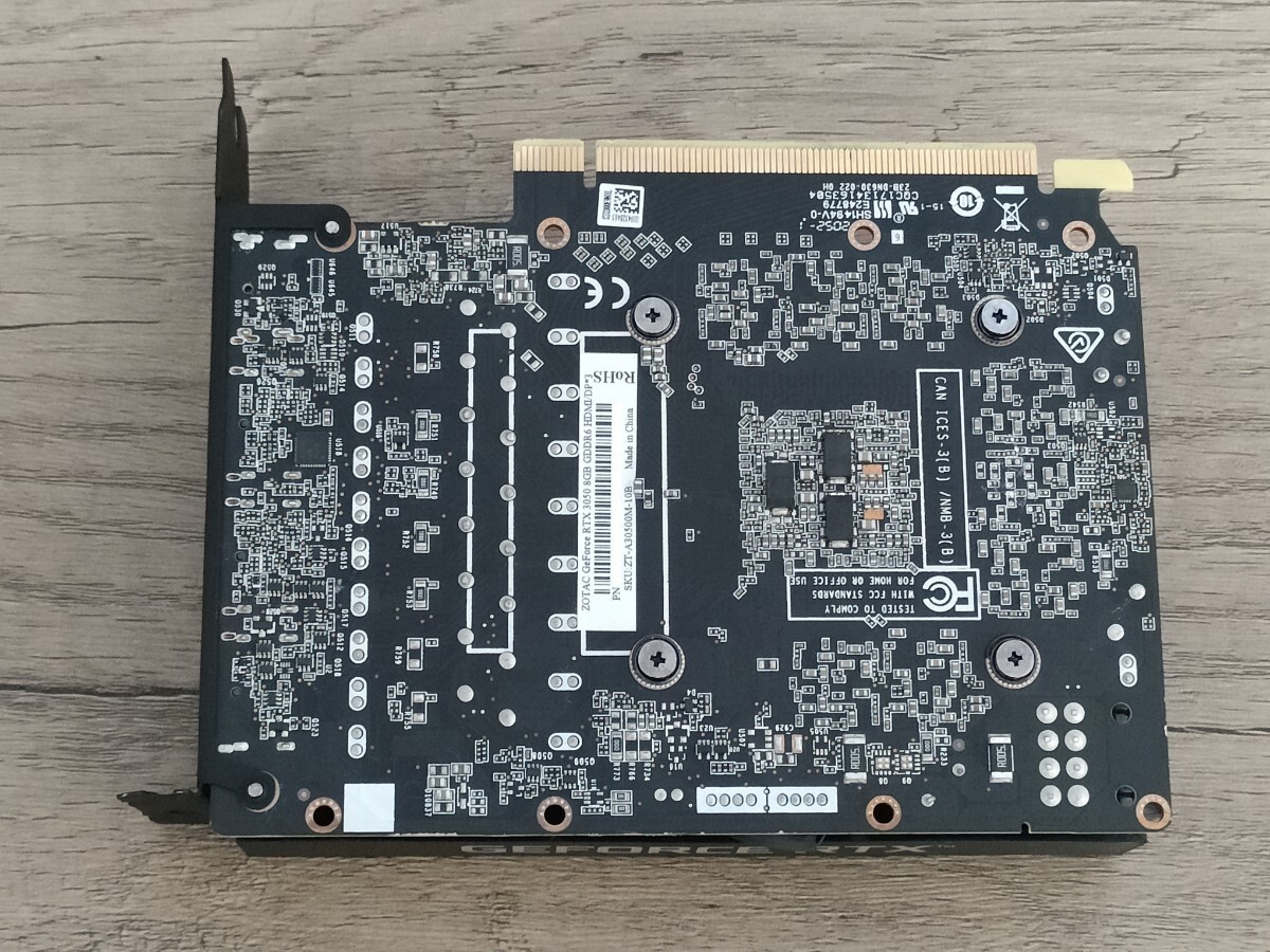 NVIDIA ZOTAC GeForce RTX3050 8GB 【グラフィックボード】