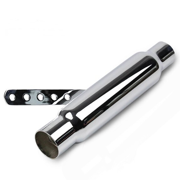  новый товар быстрое решение мотоцикл универсальный кабина тонн обувь без шнуровки сигара muffler металлизированный серебряный Harley Savage TW200 TR250 YB125 YBR125