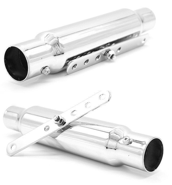  новый товар быстрое решение мотоцикл универсальный кабина тонн обувь без шнуровки сигара muffler металлизированный серебряный Harley Savage TW200 TR250 YB125 YBR125