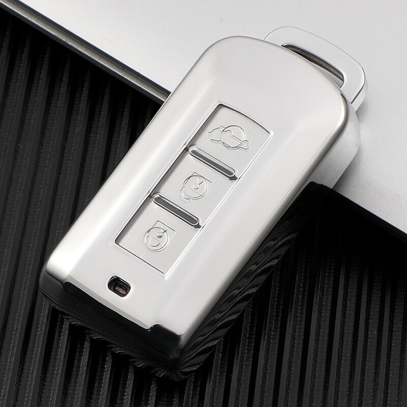 新品即決 三菱 TPU キーケース キーカバー アウトランダー ミラージュ エクリプスクロス RVR ミラージュ ekスペース デイズルークス アイ_画像7