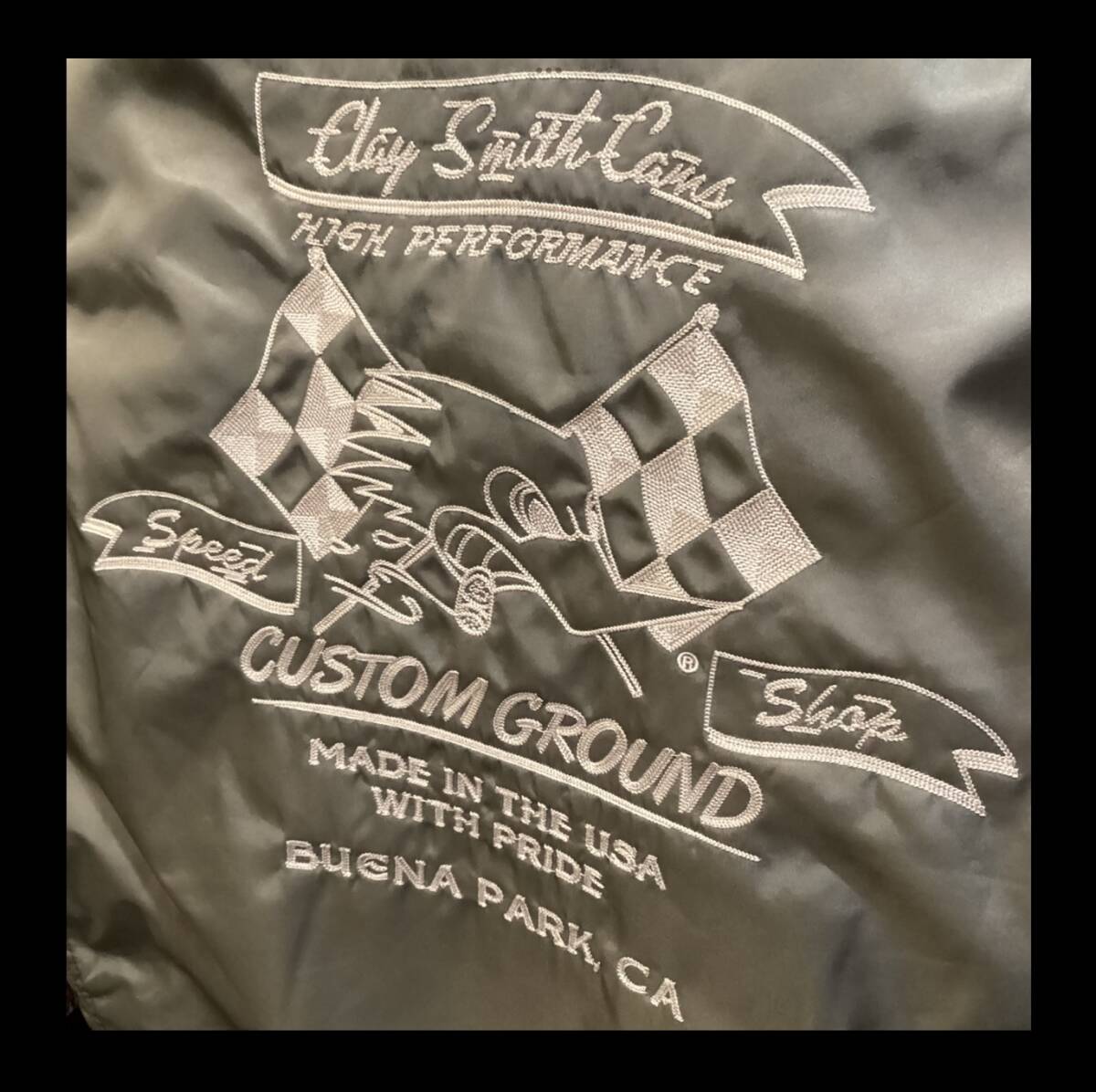 クレイスミス★新品★ジャケット★5100★フライト【LLW】オリーブ★バイカー★オリオンエース★CSY-5100★アメリカンロングリバー55_画像5