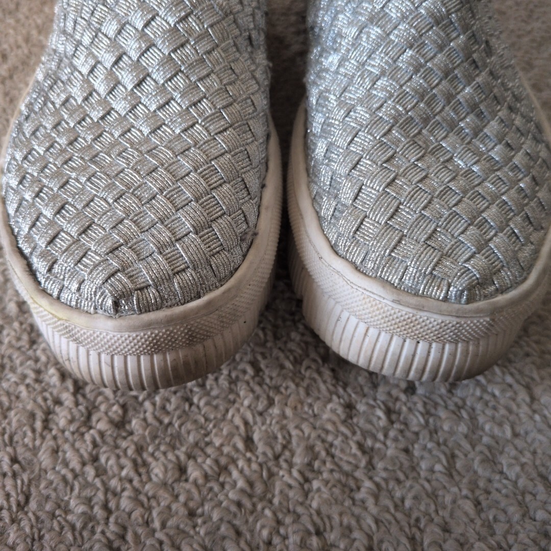 gomu56 ゴムゴム スニーカー 厚底スリッポン クリアグレー シルバー  スニーカー スリッポン GOMU ゴムゴム_画像7